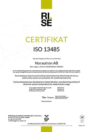 2020_Certifikat 13485 Norautron AB1024_1
