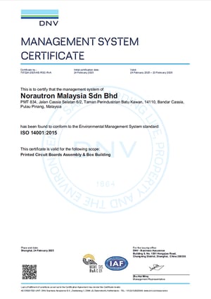 NSEA ISO 14001 2015