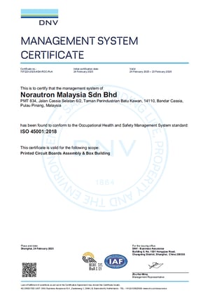 NSEA ISO 45001 2018